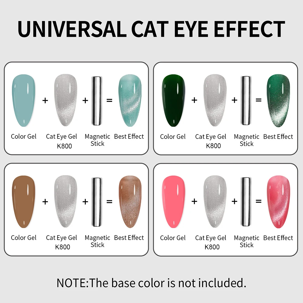 MAYCHAO-esmalte de uñas en Gel con forma de ojo de gato, 12ML, con imán, holográfico, magnético, arcoíris, para decoración de uñas, manicura DIY