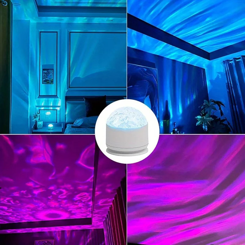 New projector light midnight halo Aurora glow light bar party atmosphere light decoration night light Christmas Halloween gift