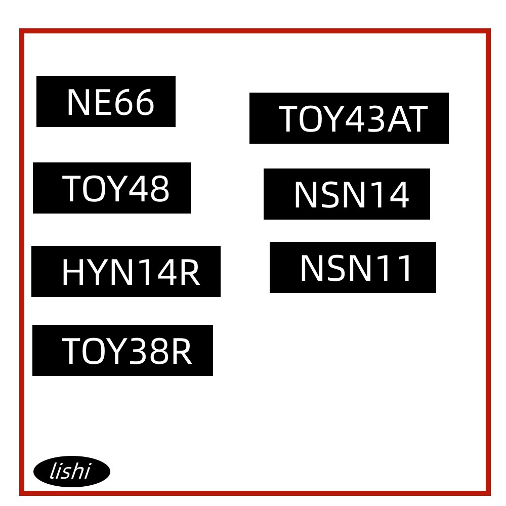 Lishi 2 in 1 n66 toy48 hyn14r toy38r nsn11 sn14 toy43at、2 in 1