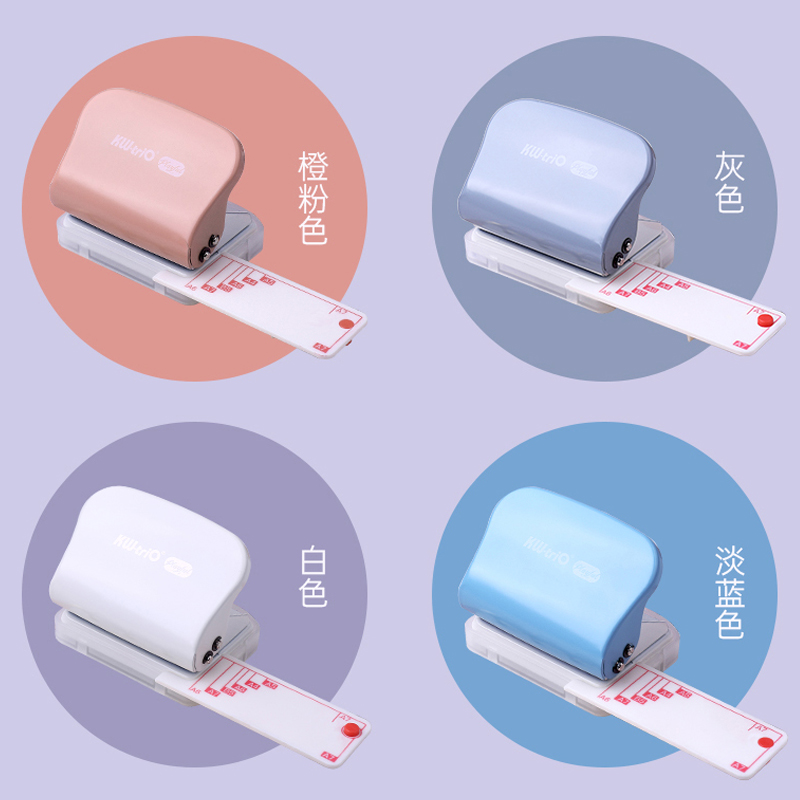 A5 B5 A6 A7 3 홀 6 홀 9 홀 DIY 구멍 펀처 휴대용 금속 느슨한 잎 구멍 펀치 사무실 용 수제 종이 구멍 펀처