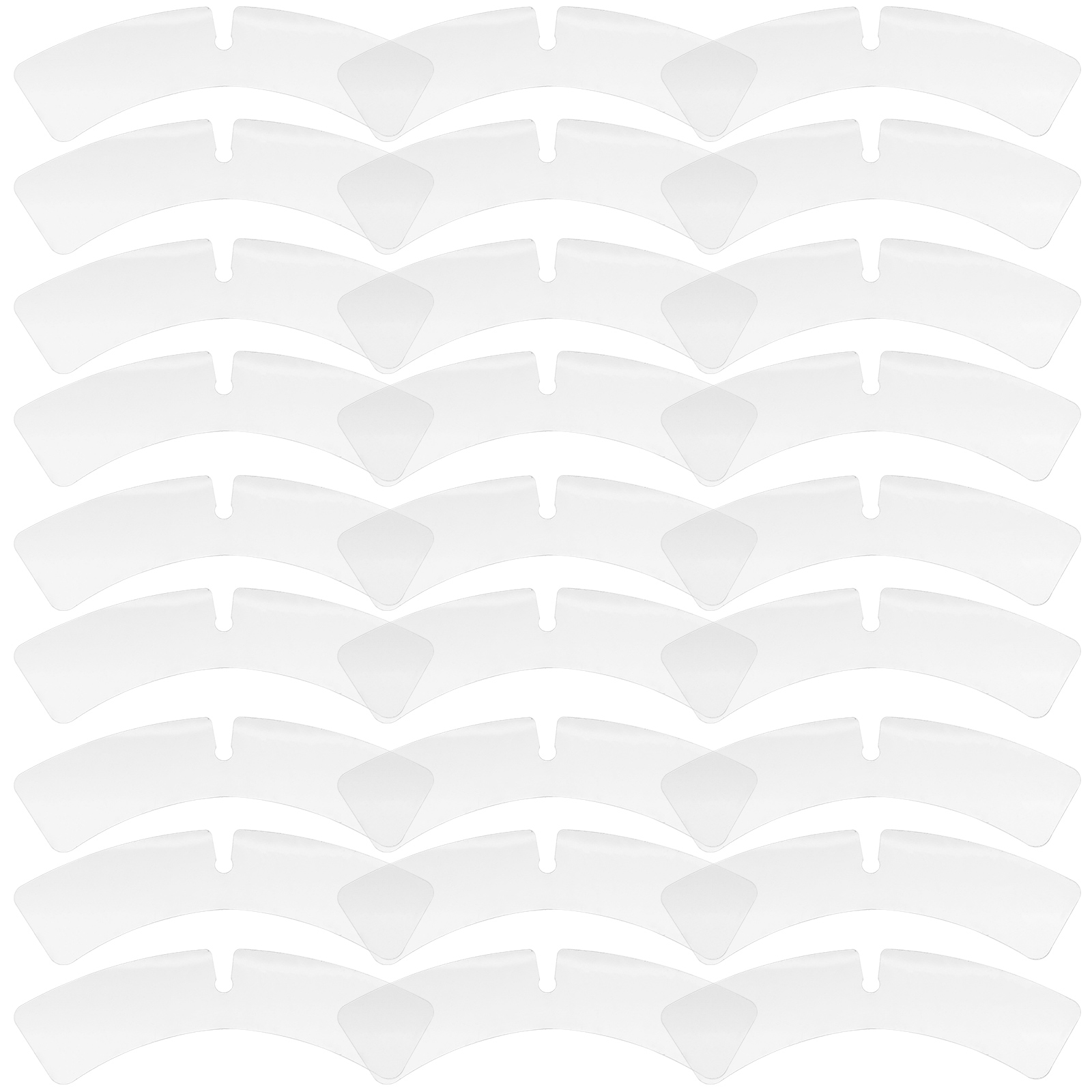 100 Pcs Collar Support Piece for Men Shirts Insert Stay Stays Women Coat Hanger