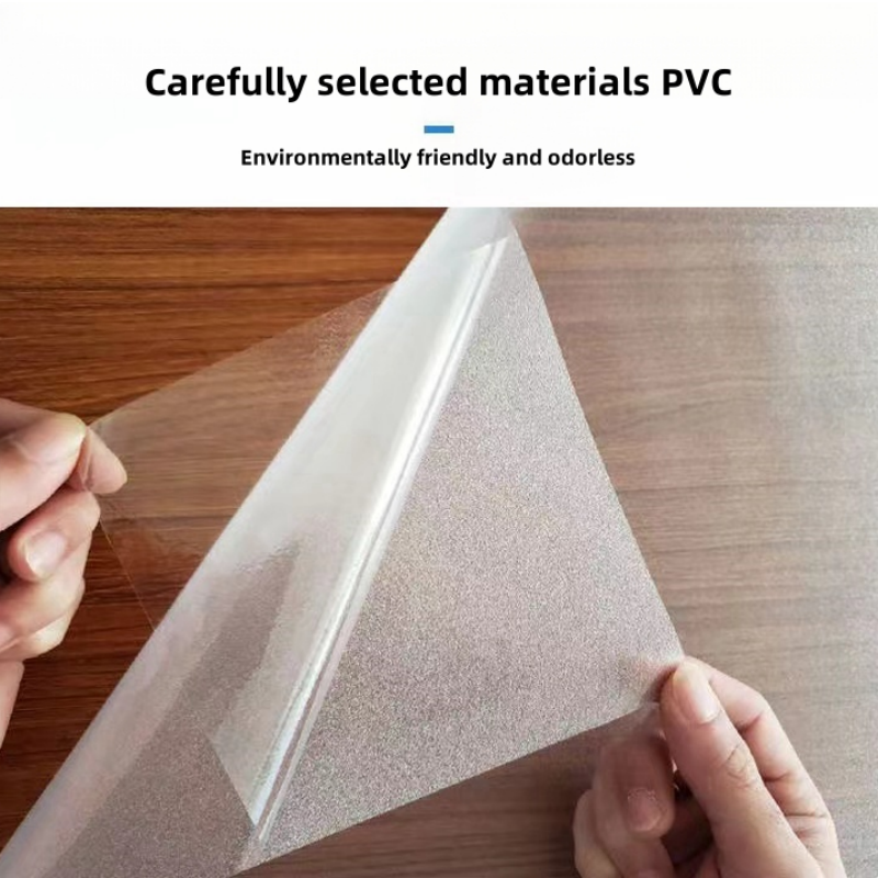 Electrostatic Adsorption Window Film Privacy Frosted Glass Window Sticker Covering Home Translucent Opaque Bathroom, Office Sticker