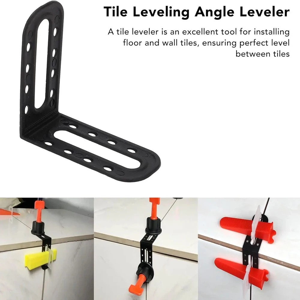 5-200Pcs Professional Tile Angle Leveler Leveling Wall Tile System Tile Height Adjuster Leveling Auxiliary Installation Tool
