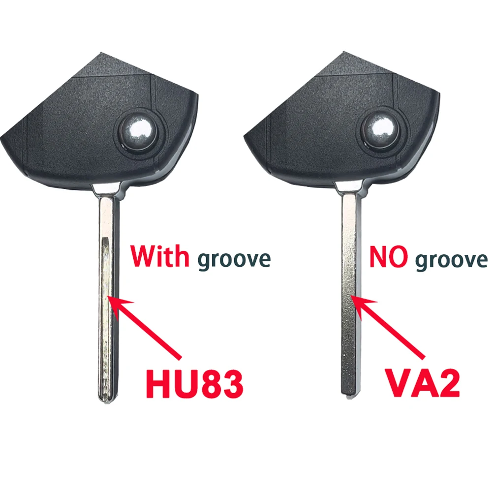 SUPERKEY 46 チップ 433 MHZ HU83 VA2 フリップリモート折りたたみ車のキーシトロエン C-エリゼ C4-サボテンプジョー 208 2008 301 308 508 5008