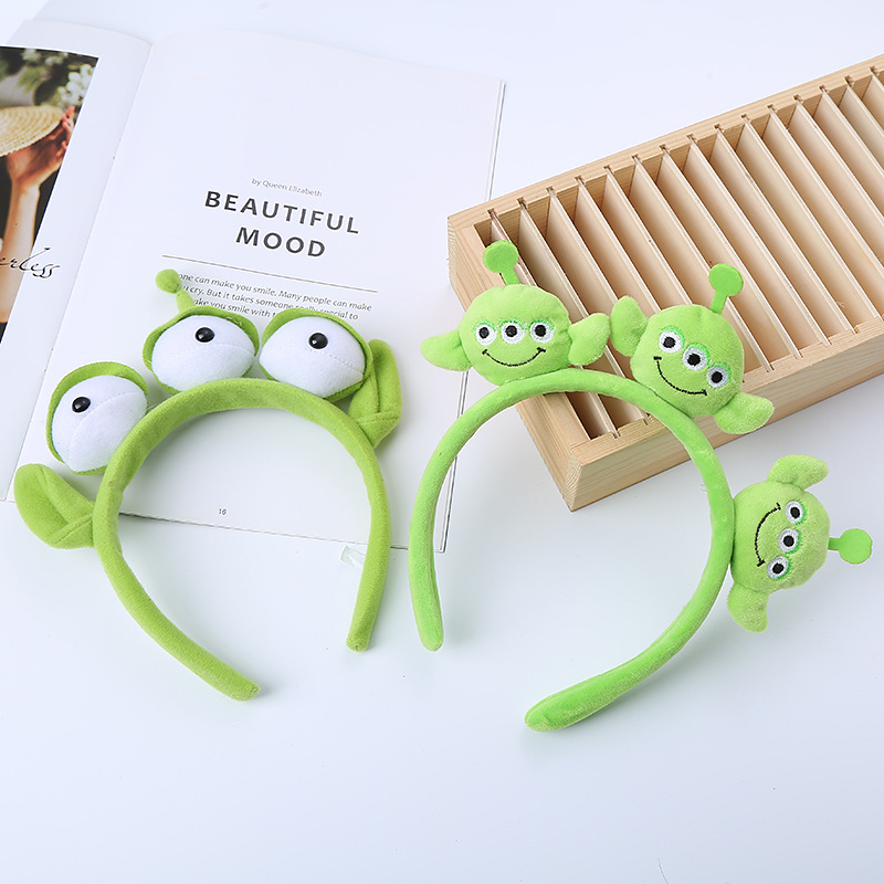 Disney Pixar Toy Story Alien Plüsch Stirnband Anime Figur Cosplay Alien Haar Zubehör Haar Hoop Haarband Cartoon Kinder Geschenk