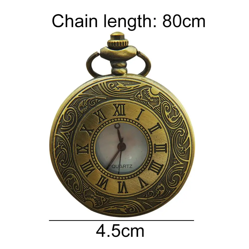 Vintage Hollow Dial Steampunk ควอตซ์นาฬิกาพ็อกเก็ตนาฬิกาจี้ของขวัญรอบ Dial คู่ควอตซ์นาฬิกาสําหรับผู้ชายผู้หญิง
