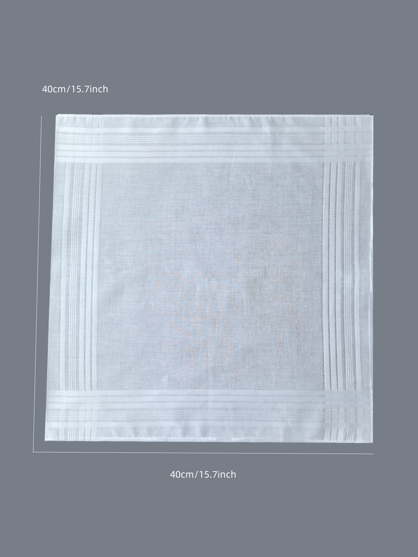 Dünnes Gefühl 6 Stück reine Baumwolle weiß Taschentuch Satin Satin Gentleman Taschentuch Anzug Schule DIY Doodle liefert einfarbig