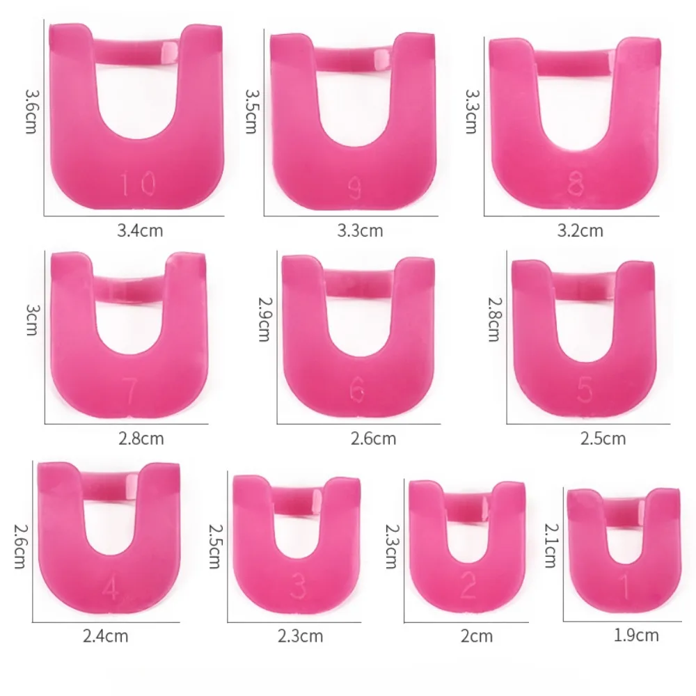 26 unids/set 10 tamaños G forma curva barniz Protector de uñas cubierta de dedo pegatinas francesas a prueba de derrames herramientas de manicura para decoración de uñas