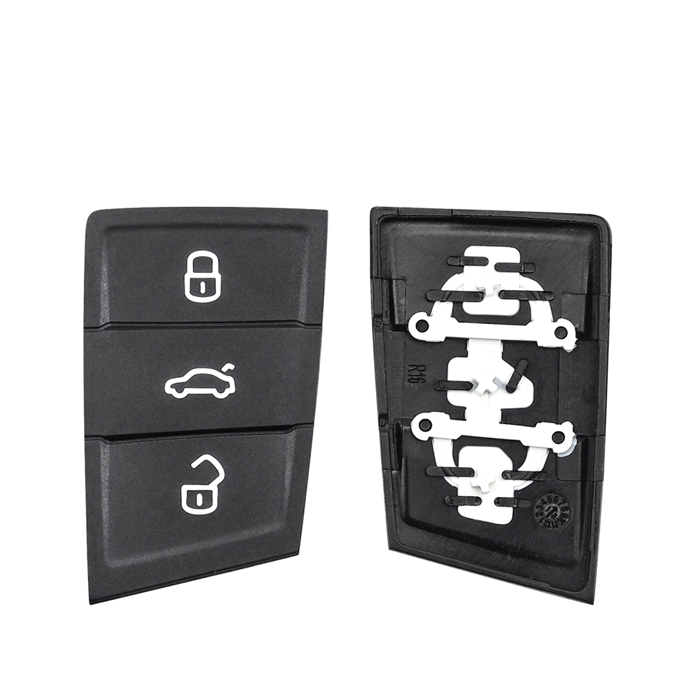 KEYYOU 3 ボタンゴムリモート車のキーパッドフォルクスワーゲン VW ゴルフ 7 4 5 Mk4 6 シュコダオクタヴィアセアト · レオンイビサアルテアキーフォブ