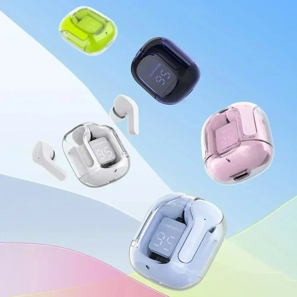 T2 ワイヤレスミニイヤホン LEDパワーデジタルディスプレイ TWS ワイヤレスヘッドセット ステレオサウンド Bluetoothヘッドホン 5.3