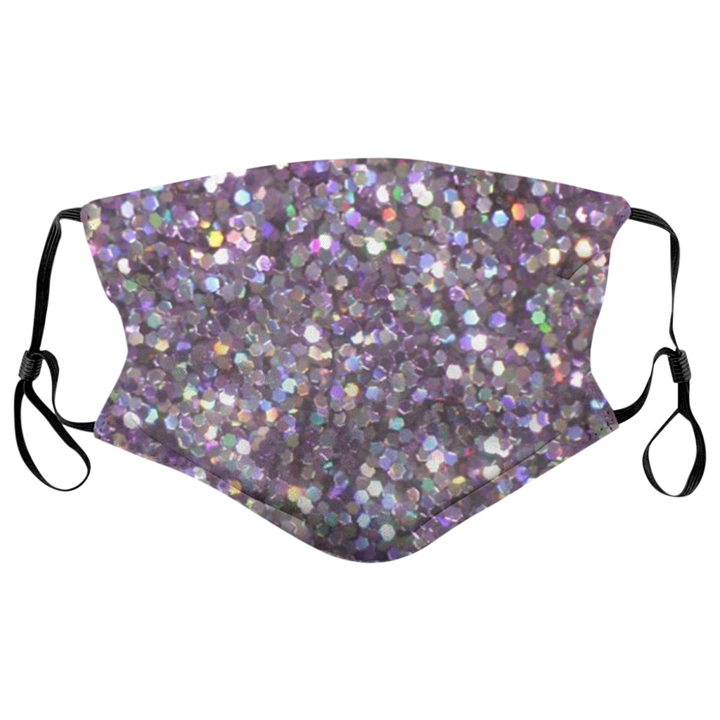 Women'S Sequin Design Mask Fashionable Mask With A Variety Of Color Options Odorless And Irritation-Free Comfortable Party Mask