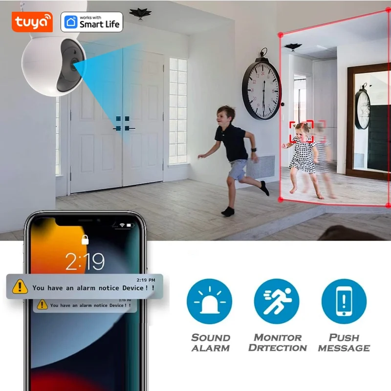 Cámara interior USB Tuya de 4MP, cámara de seguridad 2K para Monitor de bebé, cámaras Wifi PTZ para seguridad del hogar, cámara para mascotas con aplicación de teléfono