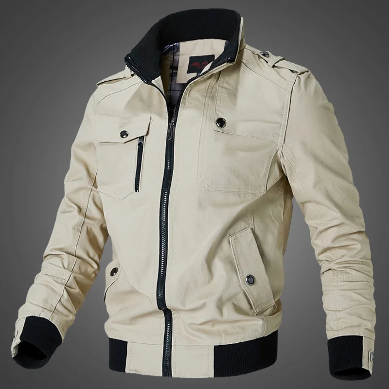 Bomberjacke Männer Mode Lässig Windjacke Jacke Mantel Männer 2024 Frühling Herbst Neue Heiße Outwear Solide Stehen Dünne Jacke Herren