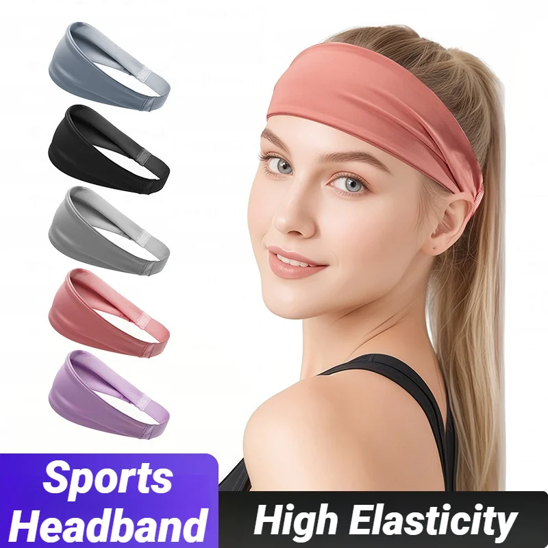 Sport Fascia assorbente del sudore Corsa Fitness Fronte Nuovi uomini e donne Fasce primaverili per ciclismo antiscivolo Calcio Yoga