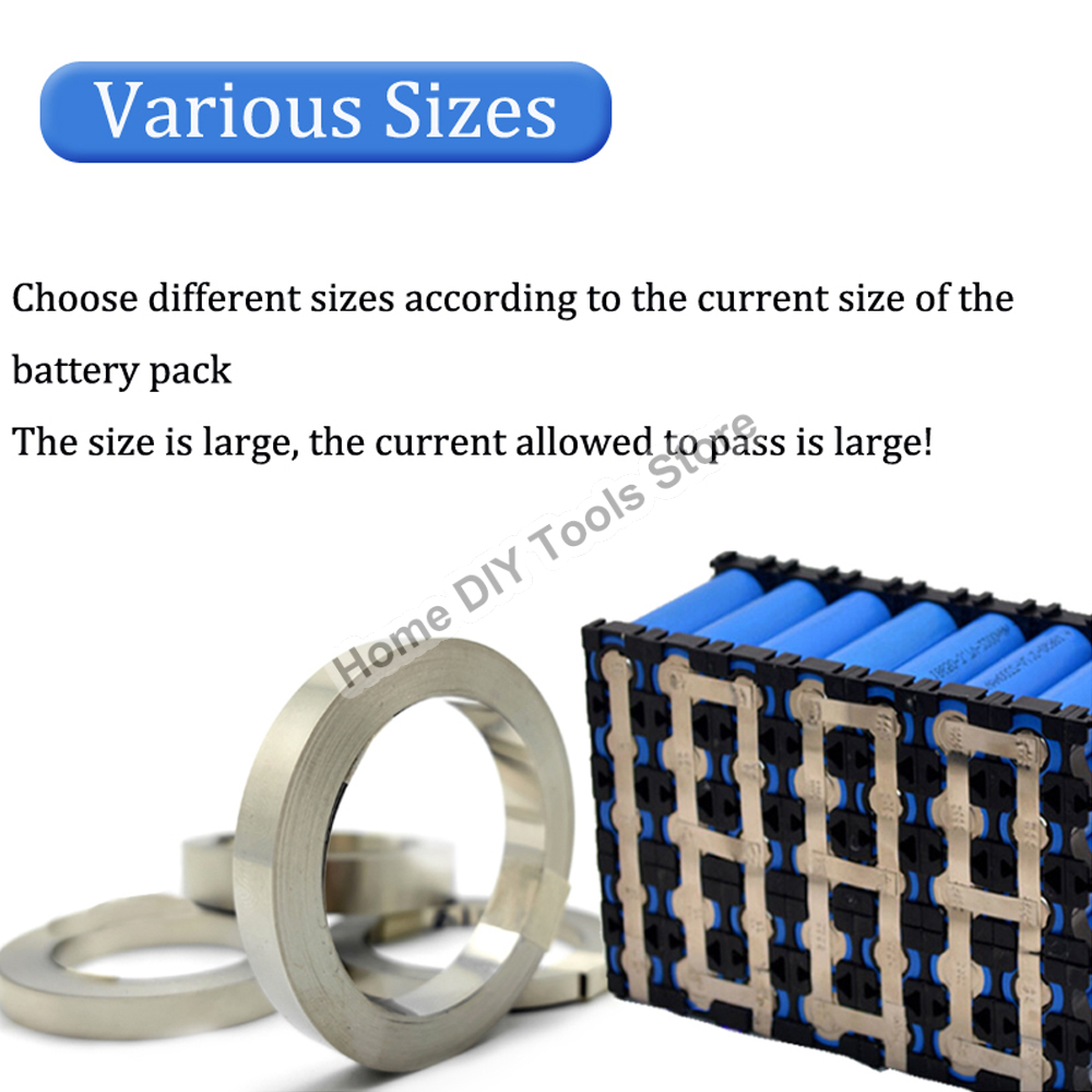 10M/Rolle 18650 Li-Ionen-Batterie Nickel-Blech-Platte, vernickelt, Stahlband-Steck verbinder