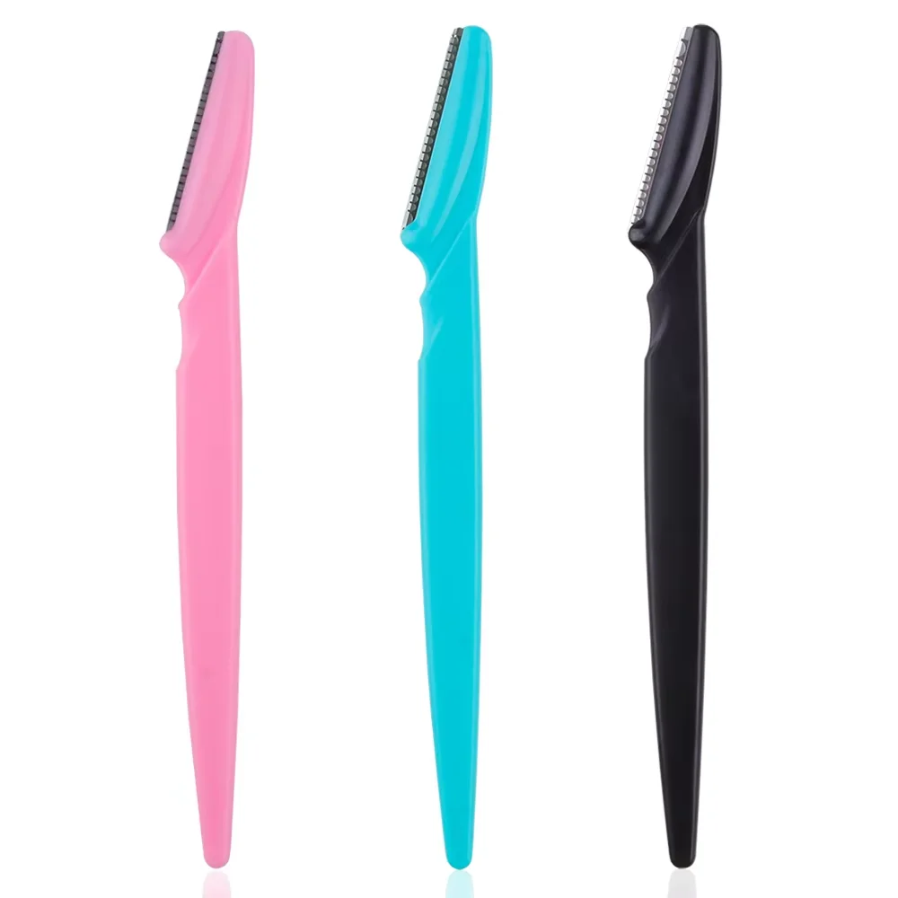 3/4/10 Stuks Wenkbrauw Trimmer Gezicht Blade Scheerapparaat Draagbare Eye Brow Epileren Ontharing Veiligheid Wenkbrauw snijden Vrouw Makeup Tools