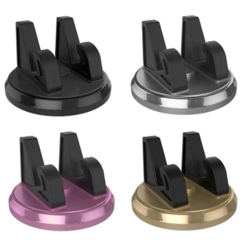 Support de téléphone de voiture rotatif à 360 degrés, support de tableau de bord avec coussinet antidérapant pour IPhone Samsung Xiaomi Huawei, accessoires de voiture