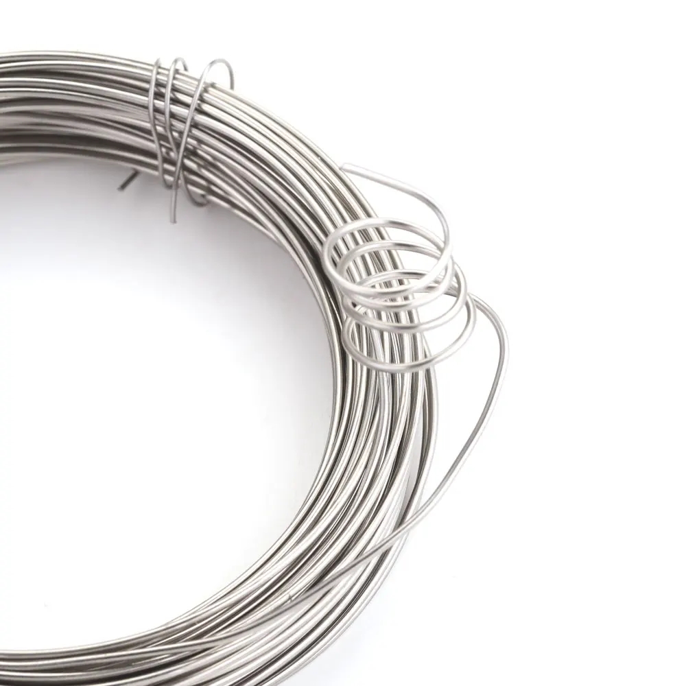 10M/rolka Elementy drutu jubilerskiego ze stali nierdzewnej do wyrobu biżuterii Drut stalowy Biżuteria Sznurek Sznurek DIY Biżuteria Accessoires