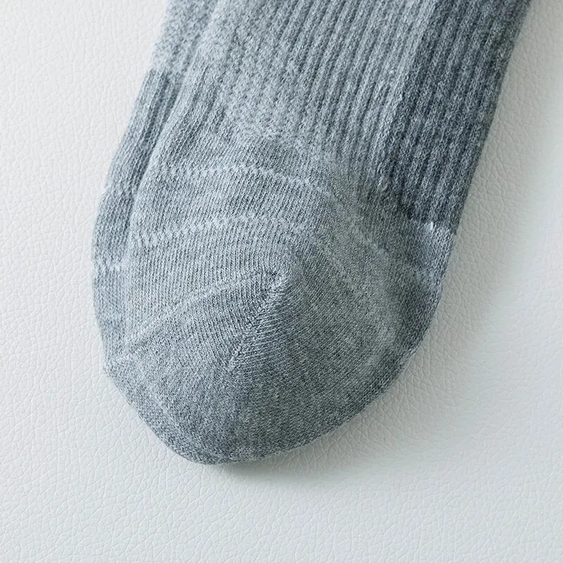 3/5/6 pares de calcetines de algodón para deportes al aire libre, calcetines de baloncesto para correr de algodón absorbentes del sudor y resistentes a los olores, calcetines de moda
