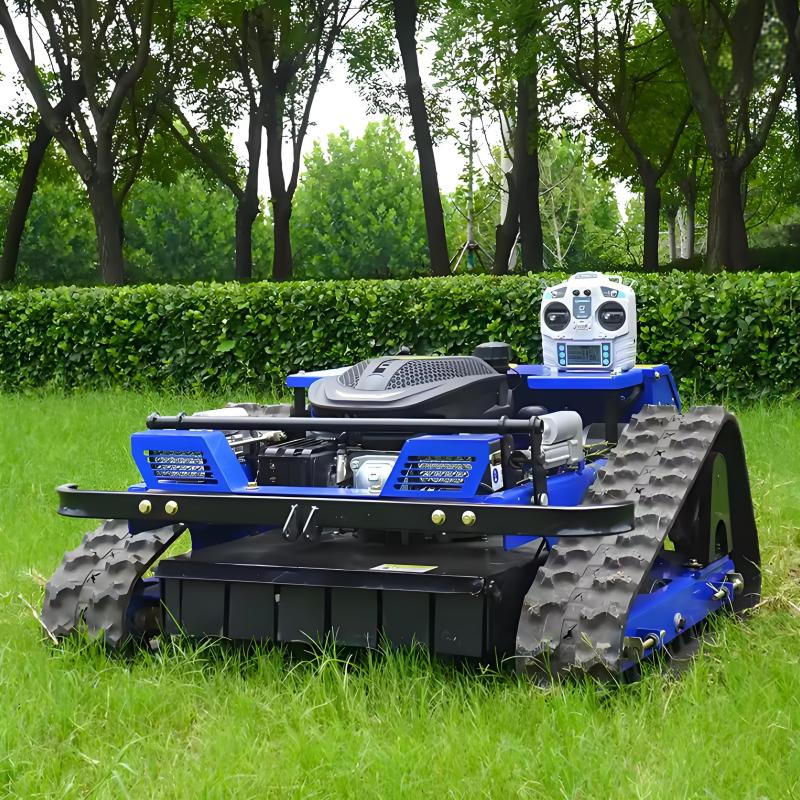 Maßgeschneiderter Raupen-Grasschneider, Rasenmäher, ferngesteuerter Rasenmäher, Roboter-Rasenmäher, CE/ISO-zertifiziert, Verkaufsgarten