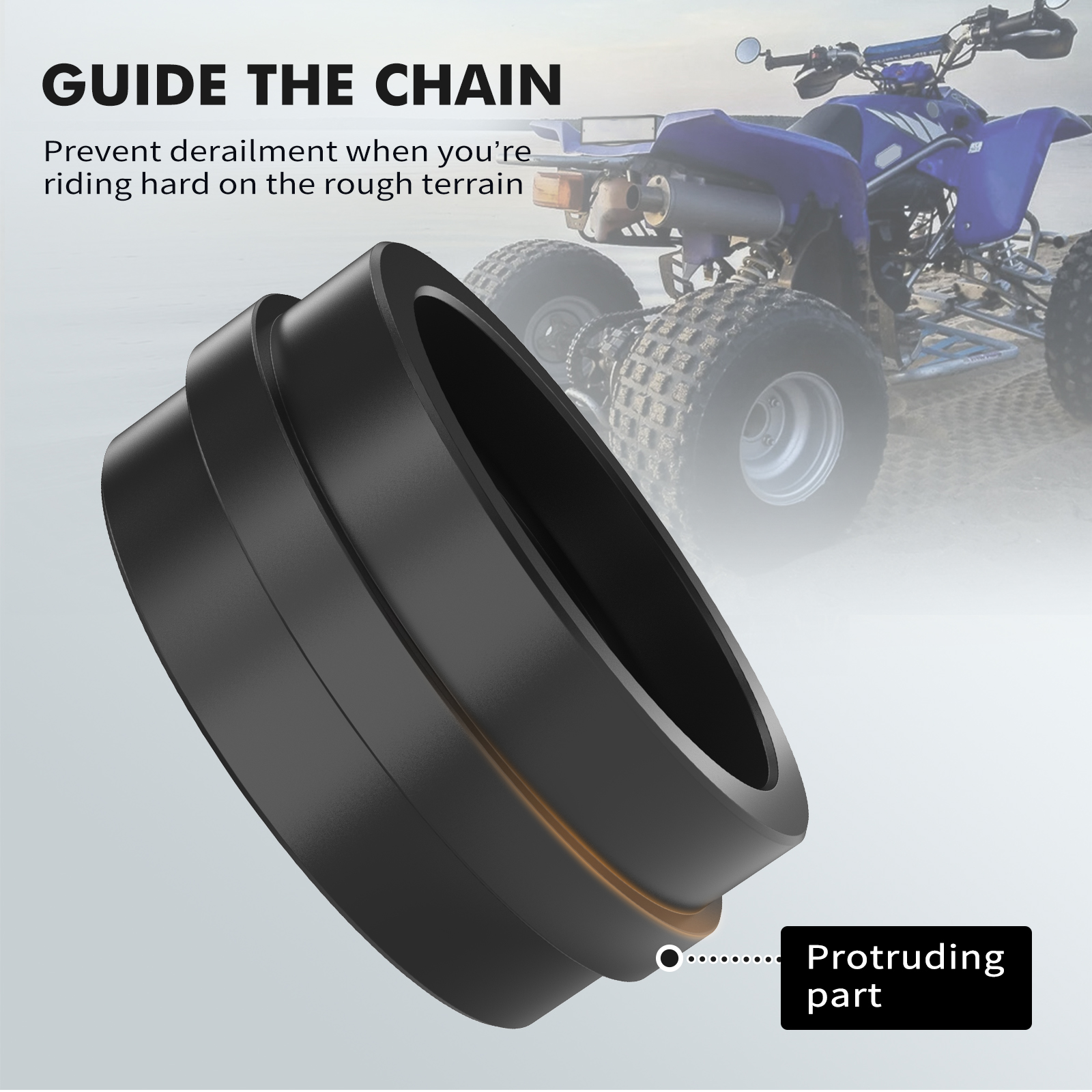 สําหรับ Yamaha Banshee 350 1987-2006 Blaster 200 ATV Chain Roller Blaster200 Quad อุปกรณ์เสริม 2GU-22151-10-00 สวมใส่ไนลอน