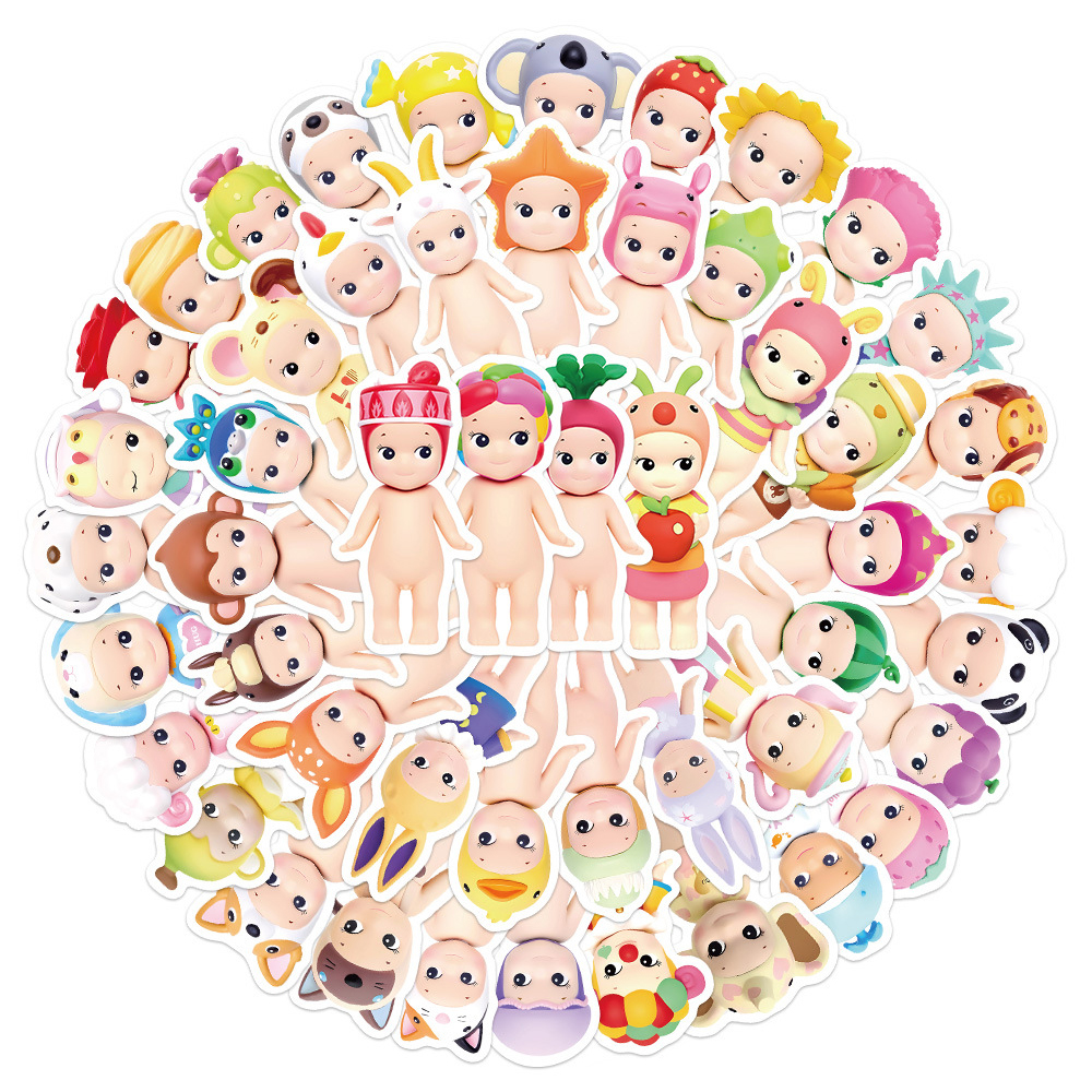 10/30/50pcs Cute Sonny Angle Dolls Stickers Aesthetic DIY Car Laptop Stationery Waterproof Kawaii Cartoon Sticker Wholesale