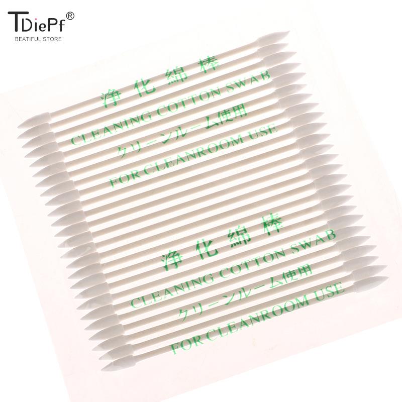 Cotonete descartável 8cm, 25 partes um saco