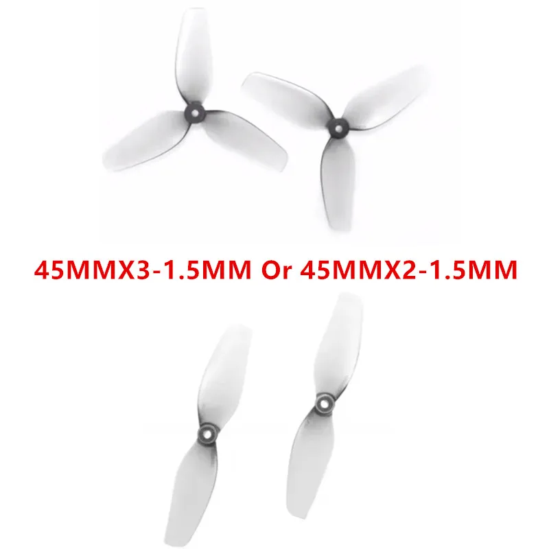 8CW 8CCW High Quality HQProp 45MMX2 2blade Or 45MMX3 3blade Prop 45MM Propeller For Micro Whoop FPV Racing Drone Parts