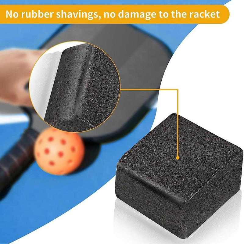 Pickleball Paddle Eraser คาร์บอนไฟเบอร์แร็กเก็ตทําความสะอาดปลอดภัยฝุ่นสิ่งสกปรก Remover เครื่องมือรอยขีดข่วน