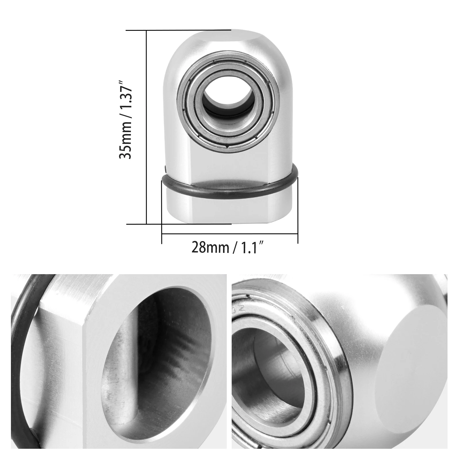 BEVINSEE Late Model Selector Rod Joint for Shifterarm Upgrade for BMW E36 E46 E90 E92 E39 E61 E87 F30 F20 F10 F32 G20 X1 X3 X5