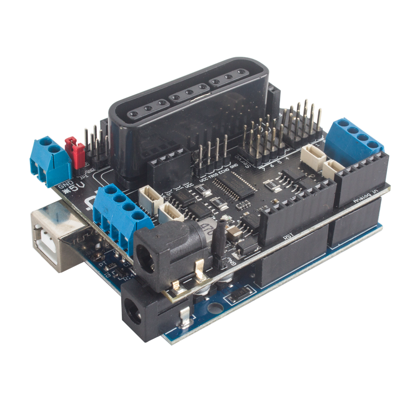 Arduinoロボット,車またはロボットの保護部品,6〜12v,4チャンネルのモーターと8チャンネルの埋め込み,p32,ps2,リモートコントロール