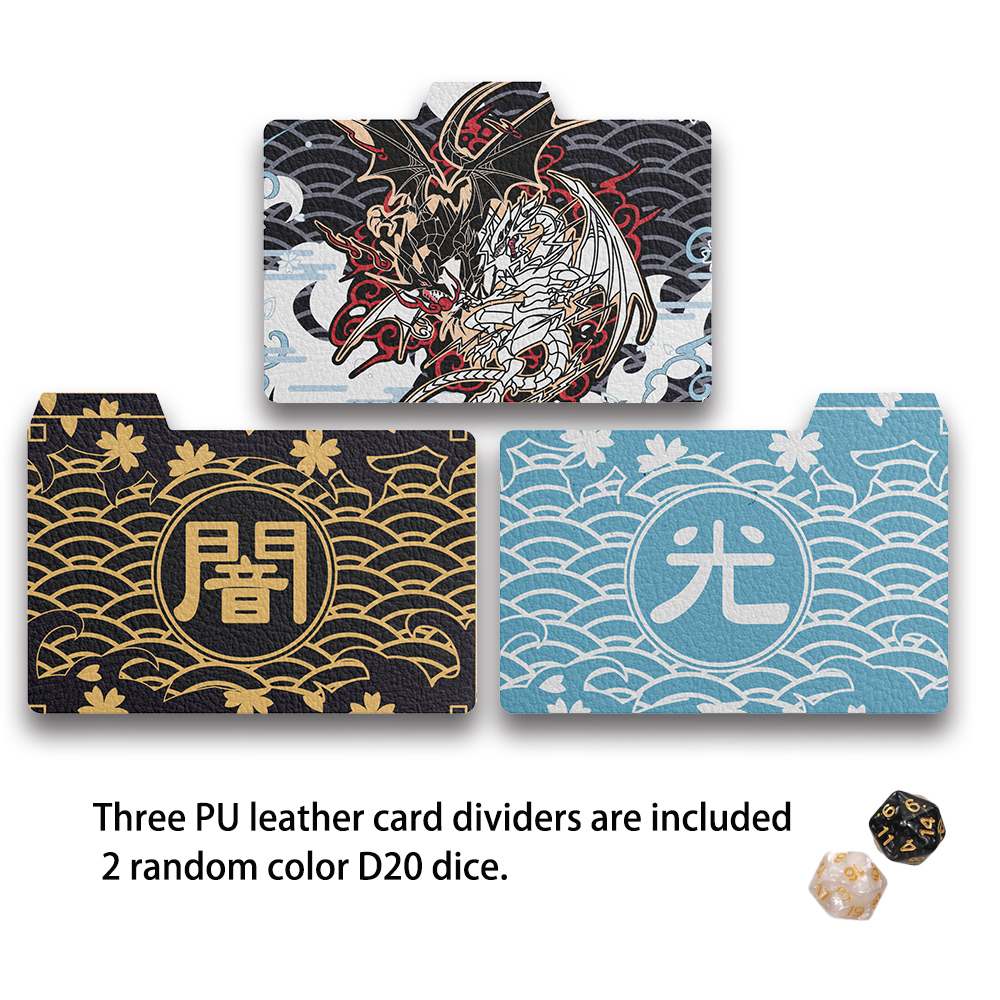 ブルーアイドホワイトドラゴン、デッキボックス100+サイドインサート磁気引き出しボックス、デッキボックスにはレザー2ダイス3個が付属クリスマスギフト