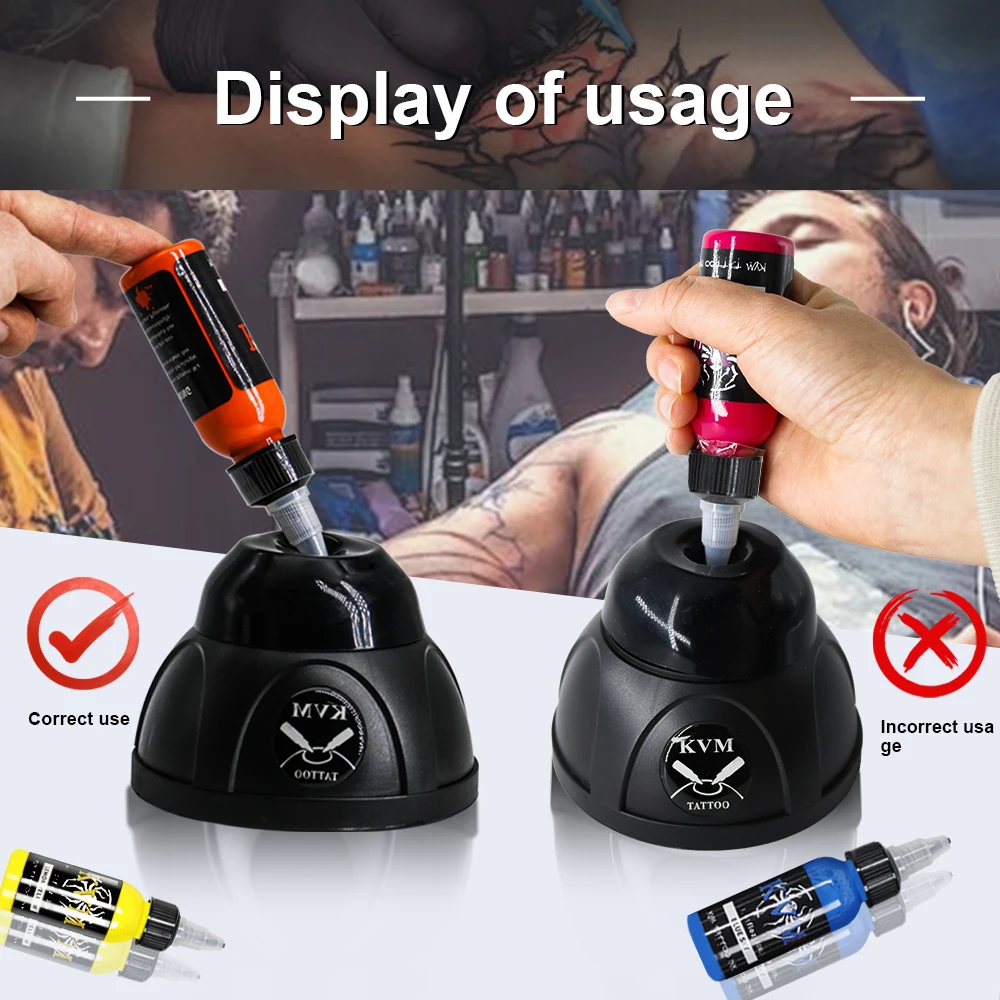Mini Vortex Shaker encre de tatouage ongles vernis mixte Shaker 7000 tr/min vortex mélangeur Base antidérapante agitateur d'encre de tatouage fournitures de tatouage