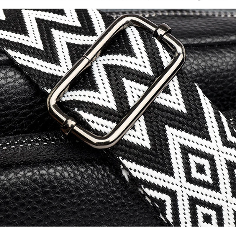 Bolsa crossbody feminina multi espaço design de moda sentido grande capacidade material pu leve bolsa de ombro único