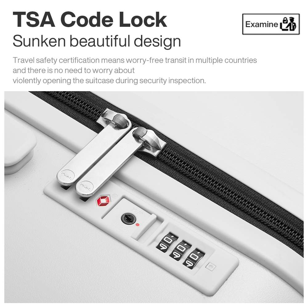 Mixi ลายกระเป๋าเดินทาง 20 นิ้วขนาดห้องโดยสารกระเป๋าเดินทางน้ําหนักเบากระเป๋าถือ Rolling ล้อ PC กระเป๋าเดินทาง 24 26 นิ้ว M9273