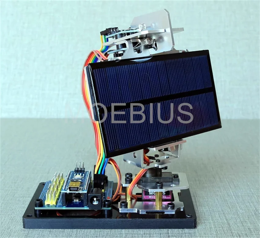 Intelligent Solar Energy Tracking Radar Equipment Light Source Tracker Compatible with Arduino Maker Project Diy Stem Kit