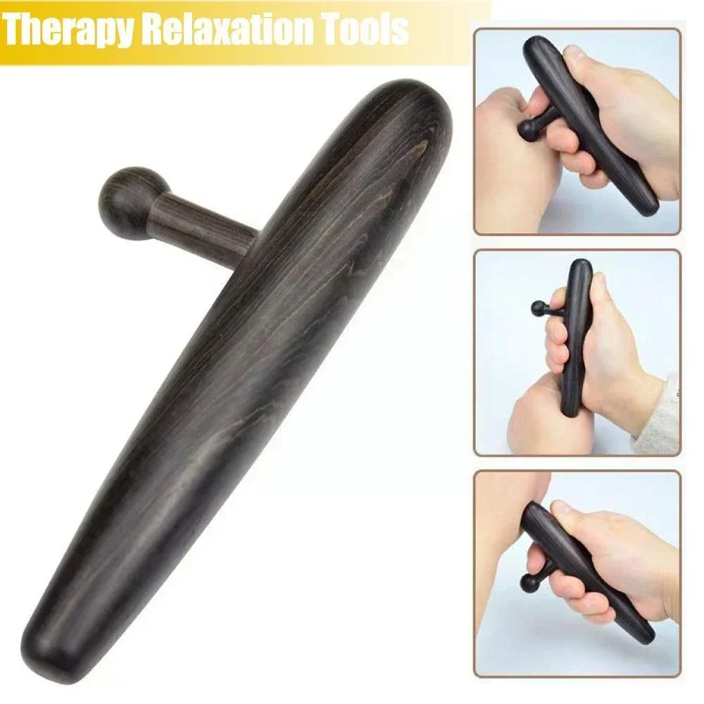 เครื่องมือนวดเนื้อเยื่อลึก,Trigger Point Massage Thumb Saver เครื่องนวดสําหรับหลัง,ขา,เอว, Therapists อุปกรณ์ไม้เครื่องมือนวด