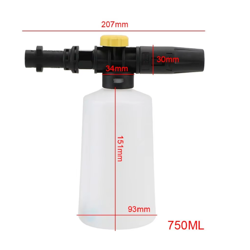 Pressure Washer Adjusable Foam Cannon Car Washer Snow Foam Lance High Pressure Soap Foamer Foam Generator Car Foam Cleaner Spray