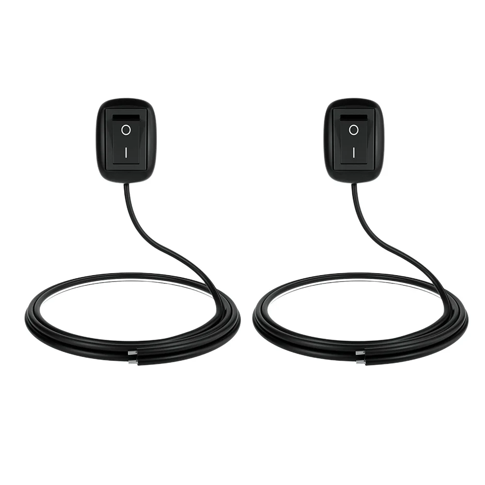 Interruptor Universal Carro com Cabo, Interruptor de Desconexão da Bateria, Tipo Colar, Mini Interruptor para Lâmpada de Nevoeiro, Luzes de Néon, DC 12V, 24V, 60cm, 100cm