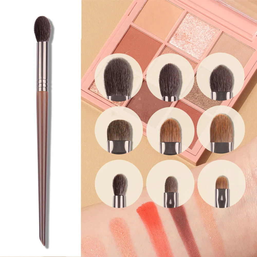 OVW-brochas de maquillaje profesional de pelo de cabra Natural, sombra de ojos, pliegue, mezcla, sombreador, kist, dlya, teney, brovey, 1 ud.