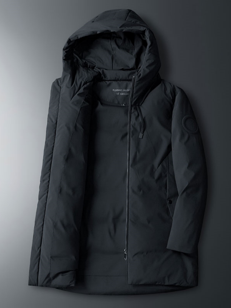 メンズホワイトフグジャケット,フード付きウインドブレーカー,ウォームダウンジレット,ロングトレンチコート,ラージサイズ6xl,7xl,8xl,冬,90%