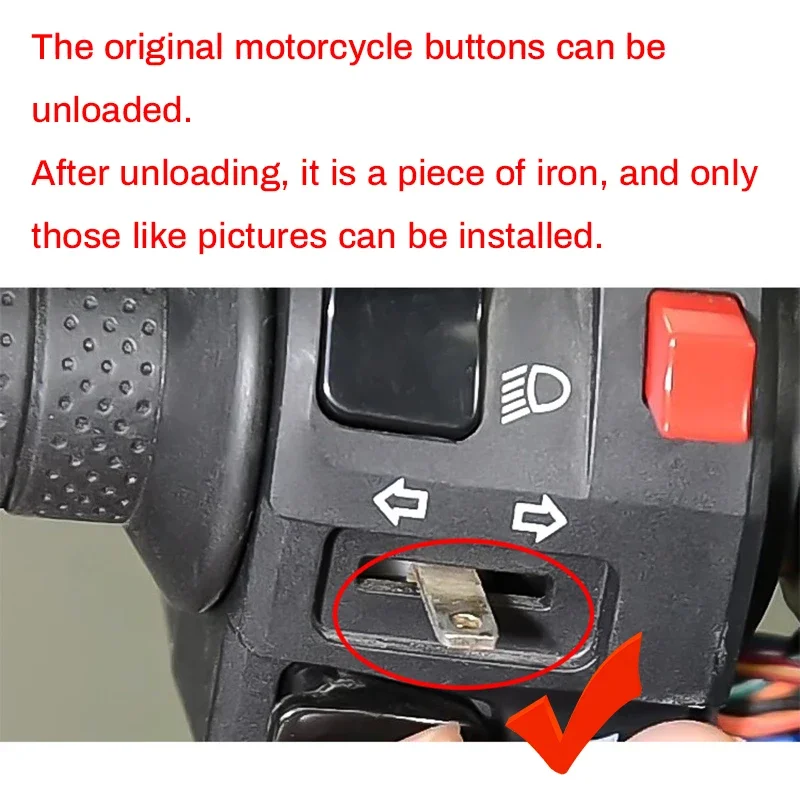 For Royal Enfield Meteor 350 2020 2021 650   Mototcycle CNC Switch Button Turn Signal Switch Key cap