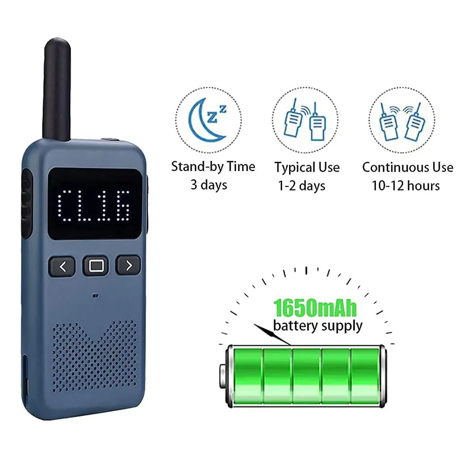 ミニトランシーバーretevis RB619トランシーバー6個6ウェイ充電器ポータブル双方向ラジオhtホテルレストランwalkyトーキー