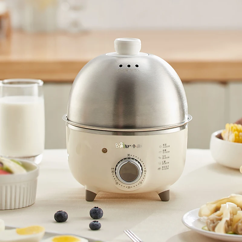 360W Điện Vỉ Luộc Trứng Ăn Sáng Máy Multicooker Xông Hơi Tự Động Trứng Bếp Nhà Trứng Sữa Trứng Hấp Điện Có Hẹn Giờ