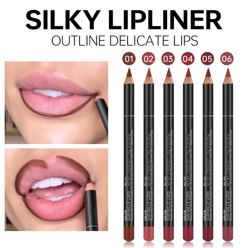 Delineador labial fosco luxuoso, aplicação suave e de longa duração para contorno e enchimento perfeitos, tons versáteis para todos os tipos de pele