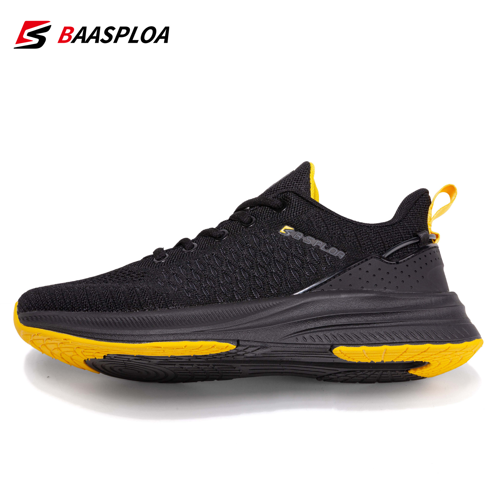 Baasploa-Zapatillas de correr ligeras para hombre, deportivas informales de malla de diseñador, con cordones, para deportes al aire libre, tenis, 2023