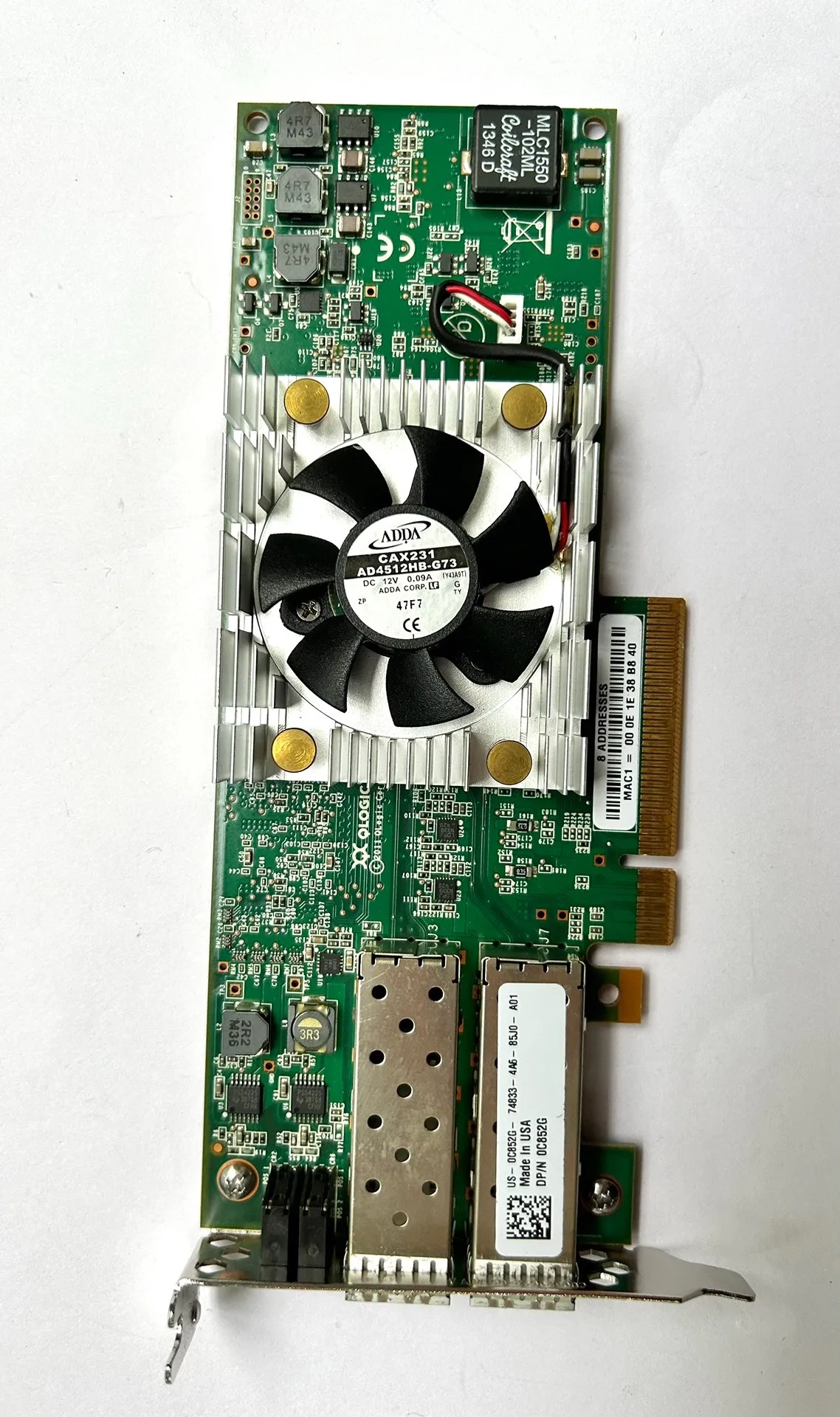 Известный бренд QLOGIC QLE8262L-CU