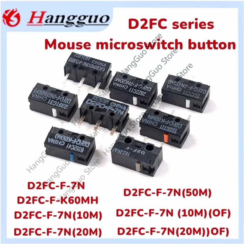 D2FC Per pulsante mouse originale OMRON Fretting D2FC-F-7N 10M 20M DI D2FC-FK 50M Microinterruttore mouse