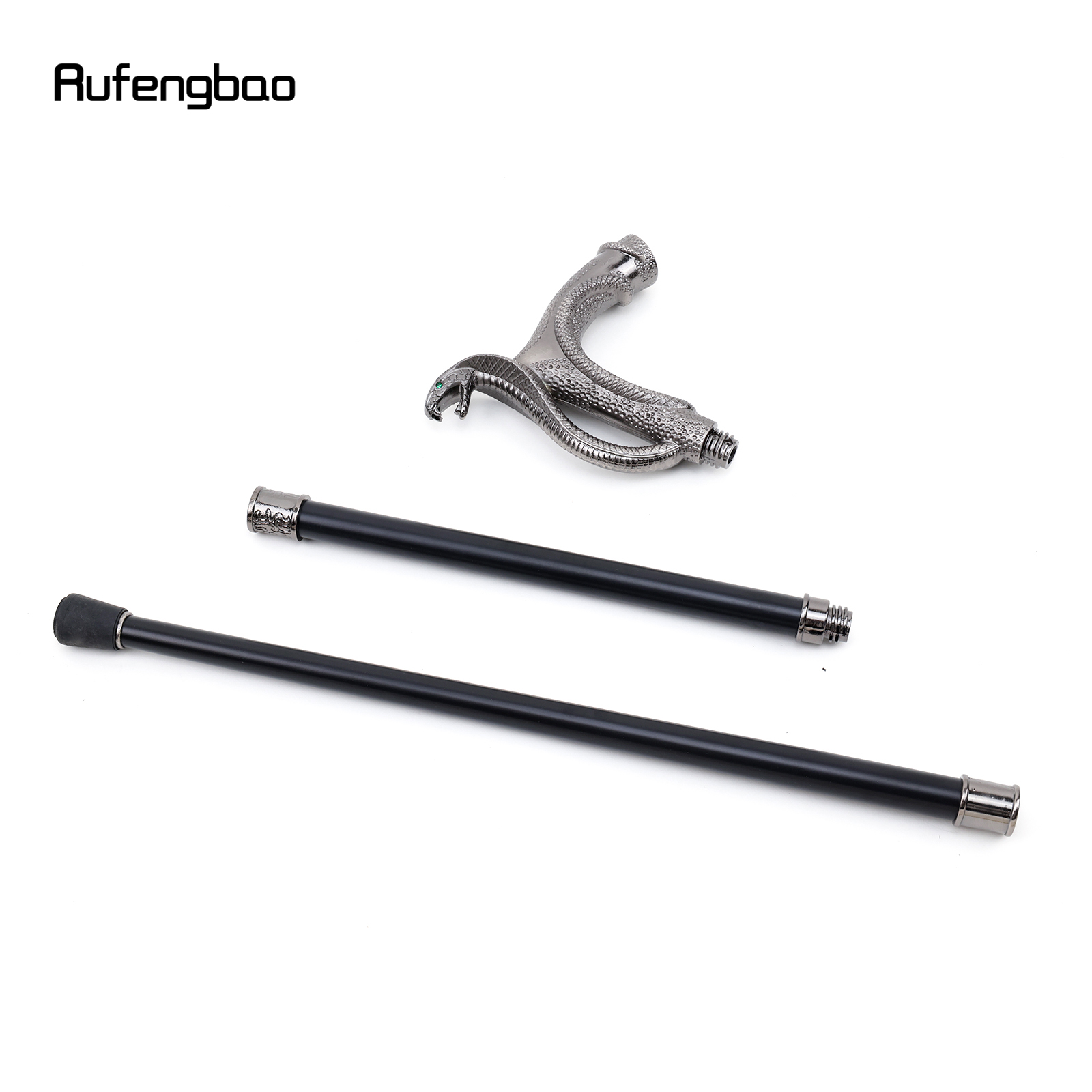 Cobra cabeça moda bengala decorativa bengala cospaly festa vintage elegante bengala crosier 93cm