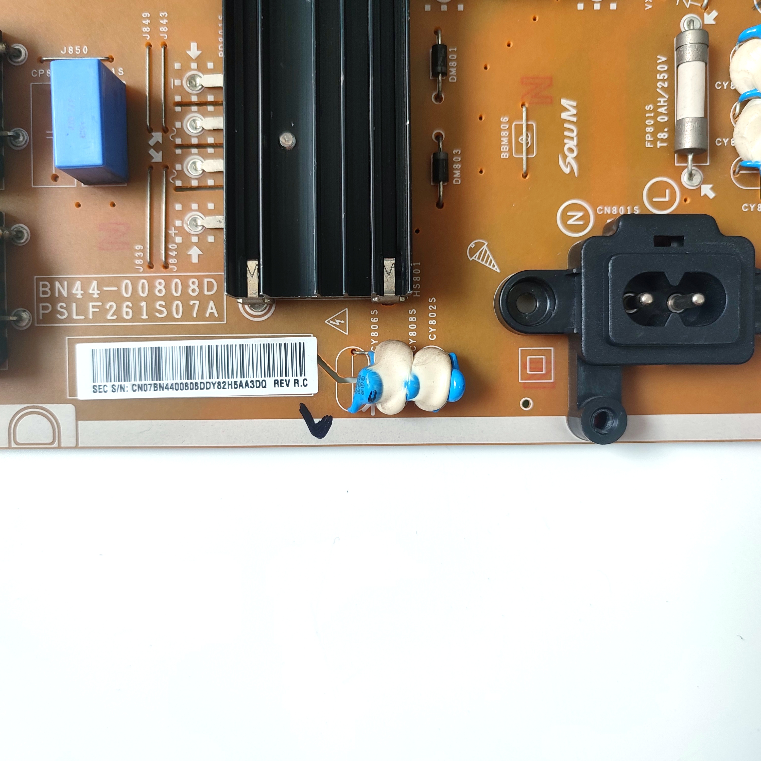 Fuente de alimentación Original genuina/placa LED BN44-00808D, BN4400808, PSLF261S07A, l65s6n _ fsmw REV 1,1 is para piezas de TV LCD